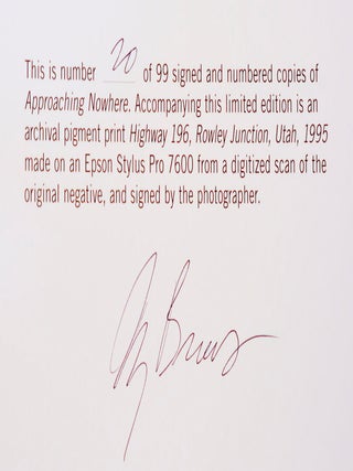 Approaching Nowhere (Signed Limited Edition)