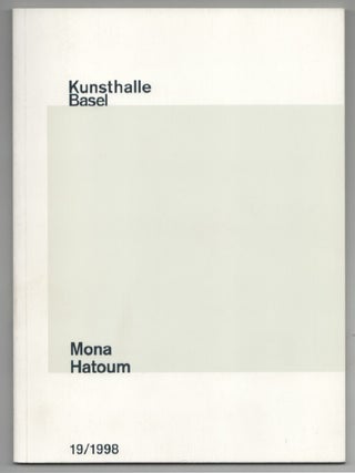 Item #204661 Mona Hatoum 19 / 1998. Mona HATOUM, Madeleine Schuppli, Briony Fer