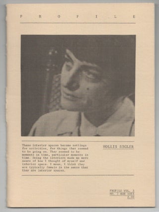 Item #204893 Profile Vol. 3 No. 2 March 1983 Hollis Sigler. Hollis SIGLER, Kate Horsfeld