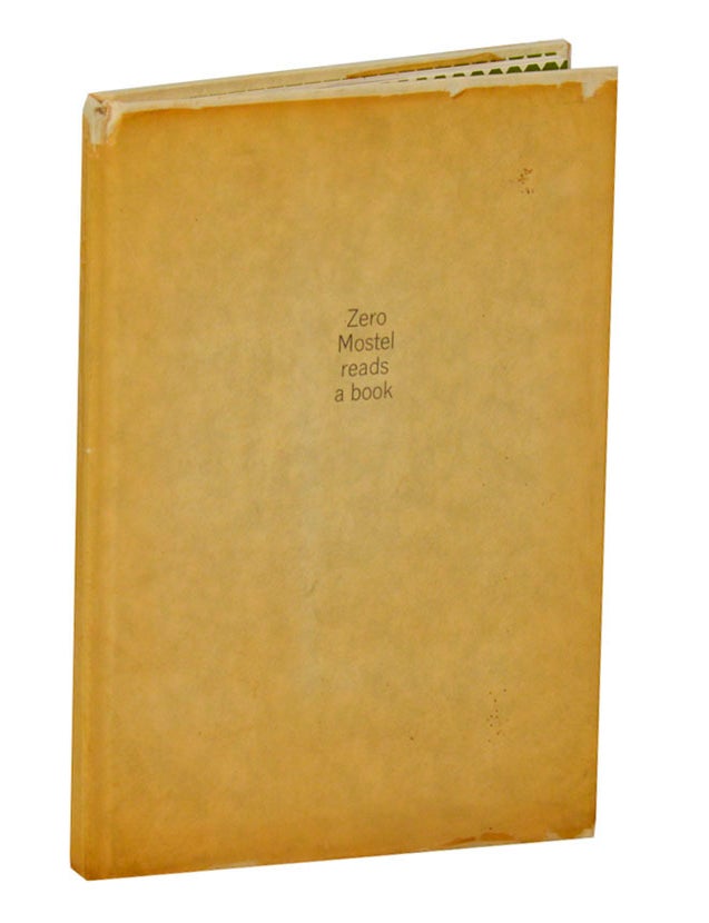 Item #205248 Zero Mostel Reads a Book. Robert FRANK, Zero Mostel.