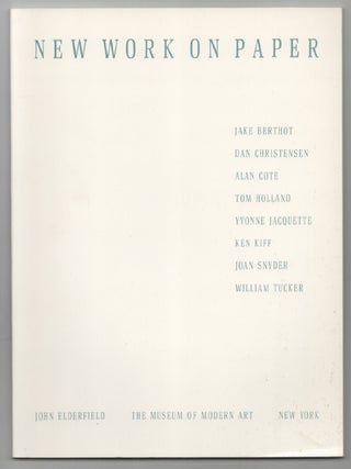 Item #205261 New Work on Paper. John ELDERFIELD
