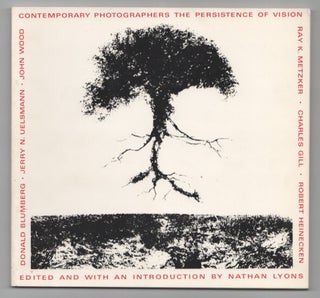 Item #206206 Contemporary Photographers The Persistence of Vision. Nathan LYONS, Charles...