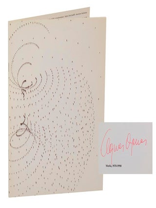 Agnes Denes: Concept Into Form, Works 1970-1990 (Signed First Edition. Agnes DENES.