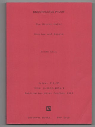 Item #206339 The Mirror Maker. Primo LEVI