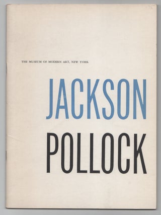 Item #206352 Jackson Pollock. Jackson POLLOCK, Sam Hunter