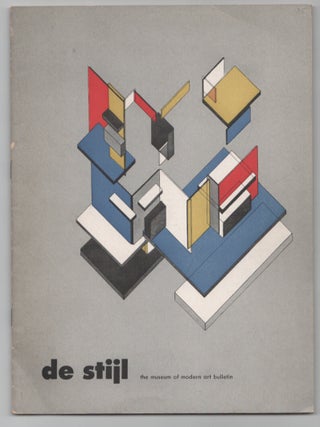 Item #206355 De Stijl: Museum of Modern Art Bulletin, Volume XX, No. 2, Winter, 1952-1953....