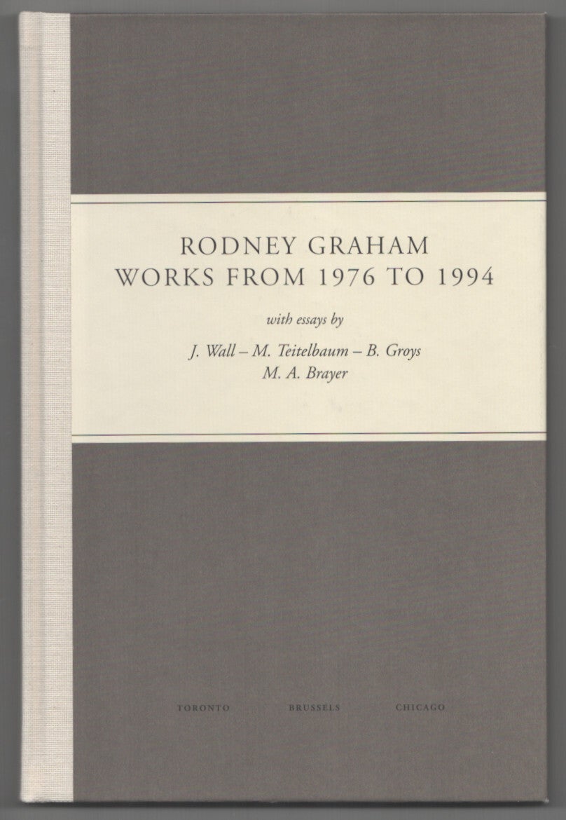 Rodney Graham: Works From 1976 to 1994 | Rodney GRAHAM, E. Van ...