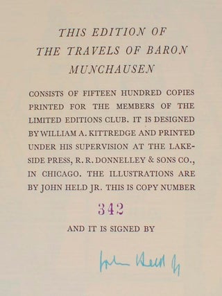 The Travels of Baron Munchausen (Signed Limited Edition)