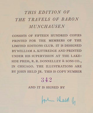 The Travels of Baron Munchausen (Signed Limited Edition)