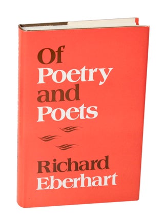 Item #207268 Of Poetry and Poets. Richard EBERHART