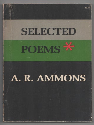 Item #207345 Selected Poems. A. R AMMONS