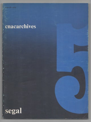 Item #207444 George Segal: Cnacarchives 5. George SEGAL