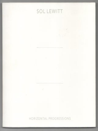Item #207740 Sol Lewitt: Horizontal Progressions. Sol LEWITT
