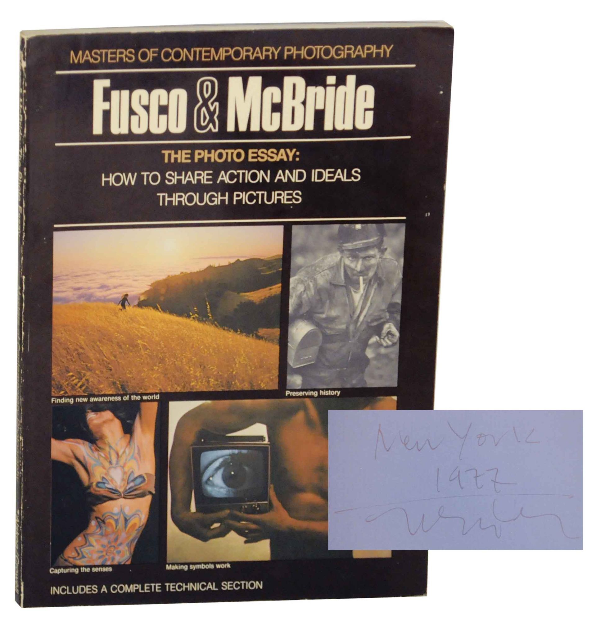 Tom Fusco The Photo Essay: Paul Fusco & Will McBride Signed First Edition | Tom ...