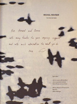 Michal Rovner: The Space Between (Signed First Edition)