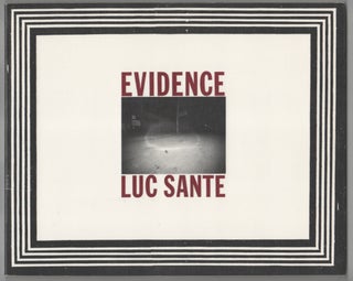 Item #208154 Evidence. Luc SANTE, Lucy