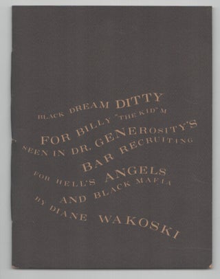 Item #208723 Black Dream Ditty For Billy "The Kid"M Seen in Dr. Generosity's Bar Recruiting...