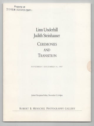 Item #208771 Ceremonies and Transition. Linn UNDERHILL, Judith Steinhauser, Gina Murtagh