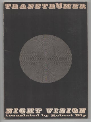 Item #208781 Night Vision. Tomas TRANSTROMER, Robert Bly