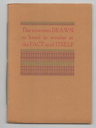 Item #208803 The Nest/ Yesod & Malkuth, That Is, Advent & Christmas. From "Spheres" / The...