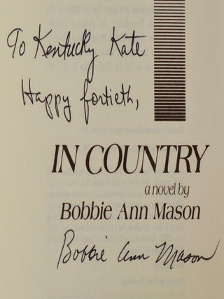 In Country (Signed First Edition)