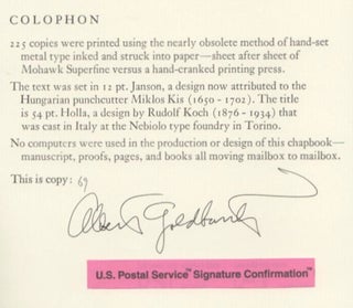 The Mailbox (Signed Limited Edition)