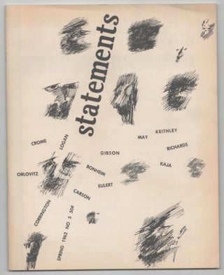 Item #209029 Statements: Number 5, Spring 1962. Marvin BELL