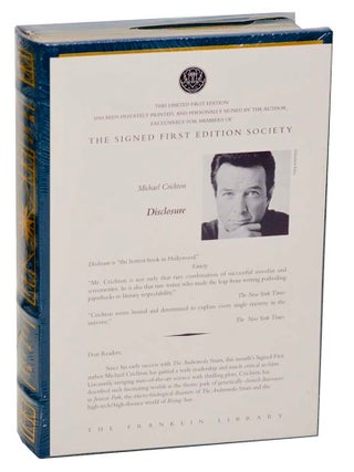 Item #209421 Disclosure (Signed First Edition). Michael CRICHTON