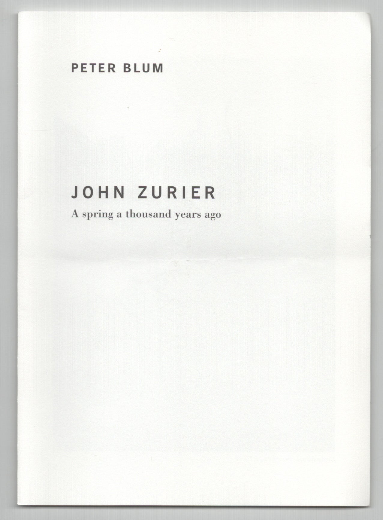 John Zurier: A spring a thousand years ago | John ZURIER, Stefan Hordur ...