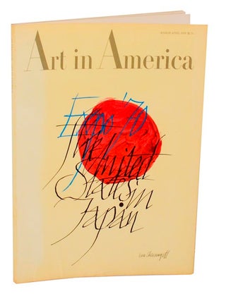 Item #210889 Art In America - March/April 1970 - Volume 58, Number 2. Jean LIPMAN, Richard...