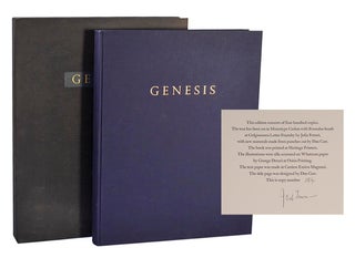 Item #211191 The First Book of Moses, Called Genesis (Signed Limited Edition). Jacob LAWRENCE
