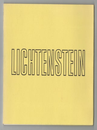 Item #211535 Roy Lichtenstein: Eight New Paintings. Roy LICHTENSTEIN