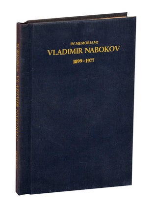Item #211859 In Memoriam Vladimir Nabokov 1899-1977. Vladimir NABOKOV, Jr, Alfred Appel,...