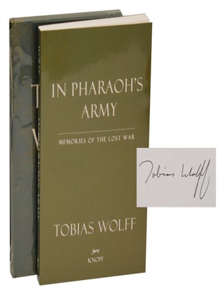 Item #211966 In Pharaoh's Army (Signed First Edition). Tobias WOLFF