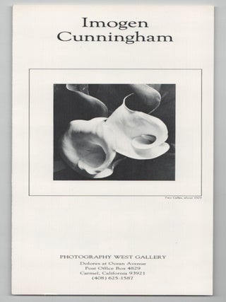 Item #211970 Imogen Cunningham. Imogen CUNNINGHAM