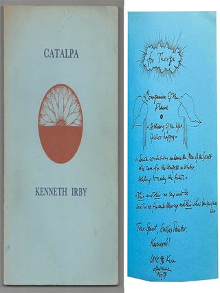 Item #211974 Catalpa (Signed First Edition). Kenneth IRBY