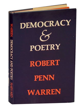 Item #212150 Democracy and Poetry. Robert Penn WARREN