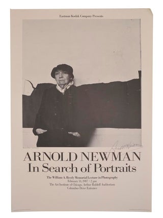 Bernice Abbott (Signed Poster. Arnold NEWMAN.
