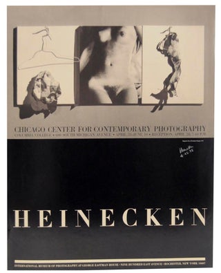 Item #212302 Robert Heinecken Poster (Signed). Robert HEINECKEN