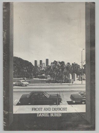 Item #212928 Discordence / Coherence. R. H. FUCHS, Daniel Buren