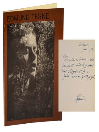 Item #213085 Edmund Teske (Signed First Edition). Edmund TESKE