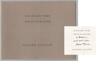 Item #213090 Richard Pare: Photographs (Signed First Edition). Richard PARE