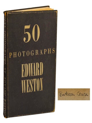 Item #213378 Edward Weston 50 Photographs (Signed Limited Edition). Edward WESTON, Robinson...