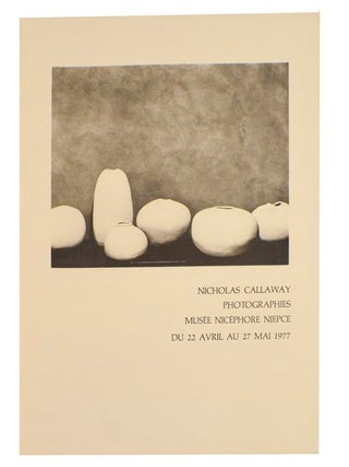 Item #214260 Photographies. Nicholas CALLAWAY