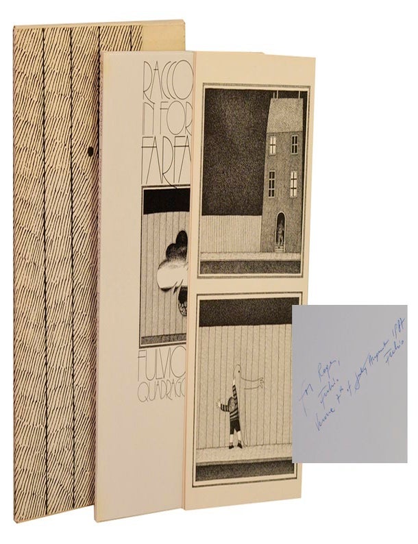 Item #214288 Fulvio Testa: Racconto in Forma di Farfalla (Signed First Edition). Fulvio TESTA.