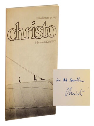 Item #214535 Christo: 5600 Cubicmeter Package (Signed First Edition). Jeanne Claude CHRISTO,...