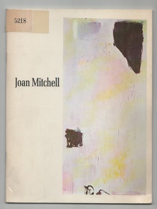 Item #214615 Joan Mitchell. Marcia TUCKER, Joan Mitchell