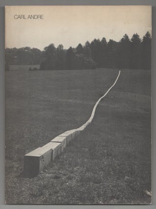 Item #214832 Carl Andre: Sculpture 1959-1977. Carl ANDRE, David Bourdon