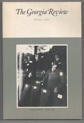 Item #214847 The Georgia Review Volume XXXIV, Number 4, Winter 1980. Stanley W. LINDBERG,...