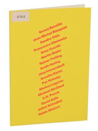 Item #214882 Pressure to Paint. Diego - Georg Baselitz CORTEZ, Julian Schnabel, David Salle,...
